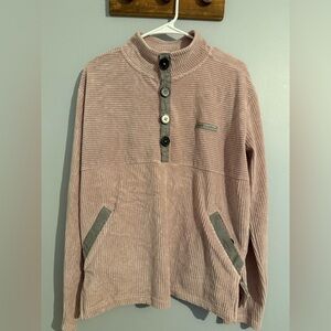 Simply Southern Blush Corduroy Button-Up